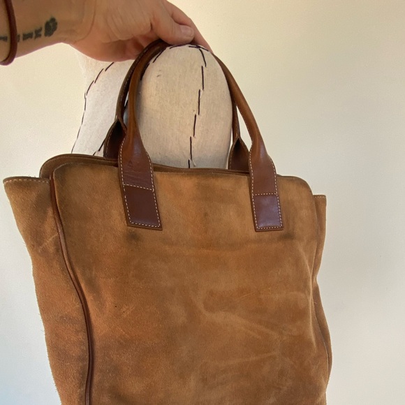 Suede tote JCrew - Picture 4 of 8